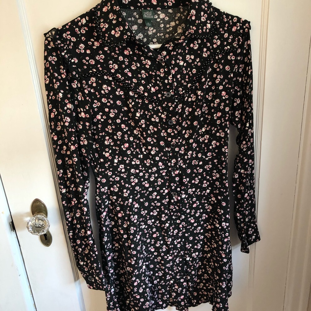 Wild fable beaded floral dress